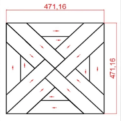 ДУБ ИНЖЕНЕРНЫЙ №3-70 МОДУЛЬНЫЙ ПАРКЕТ LAB ARTE